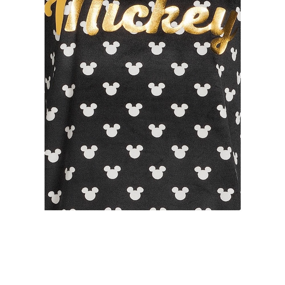 NEW DISNEY MICKEY MOUSE 3 PIECE PAJAMAS SET MICKEY HEADS LADIES SIZE XL 16 18 - Picture 4 of 7